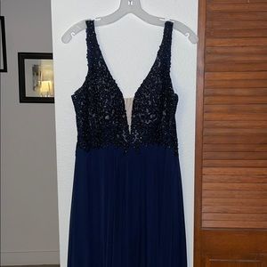 Blue David’s Bridal Prom Dress